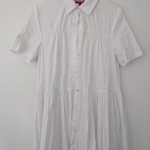 Staud White Women's Shirtdress